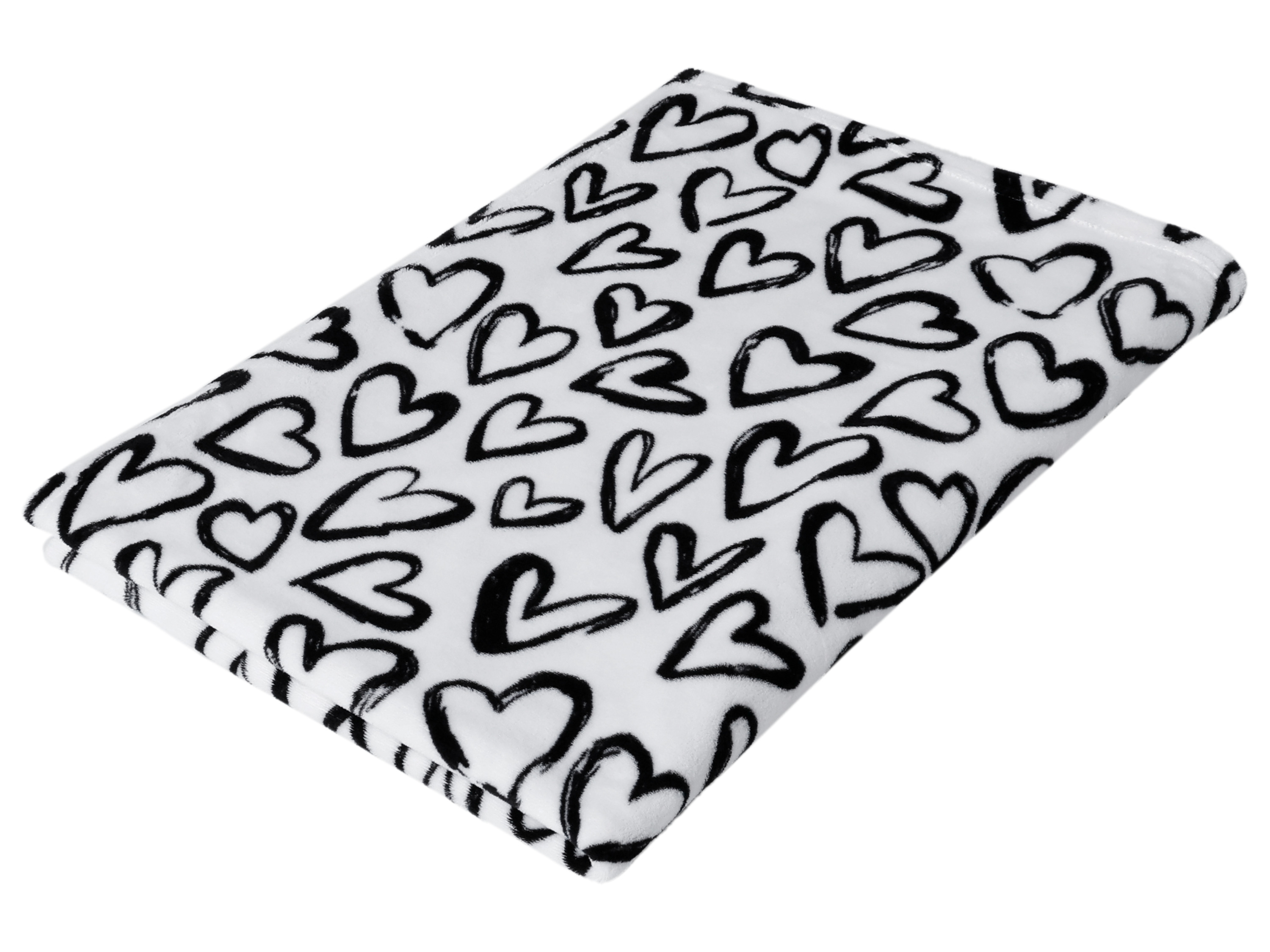 Thumbnail - LIVARNO® Kuscheldecke 150 x 200 cm (Herzen/weiß)