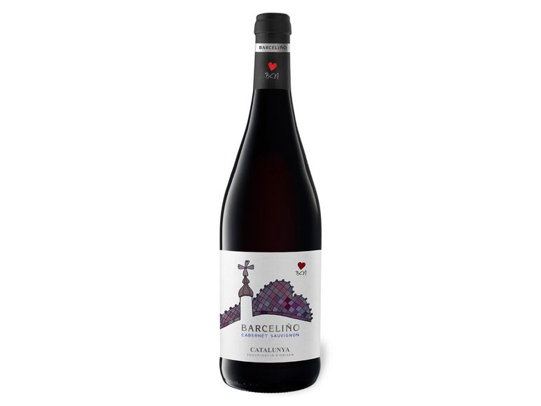 Rotwein Sauvignon trocken, Cabernet Barceliño Catalunya 2019 DO