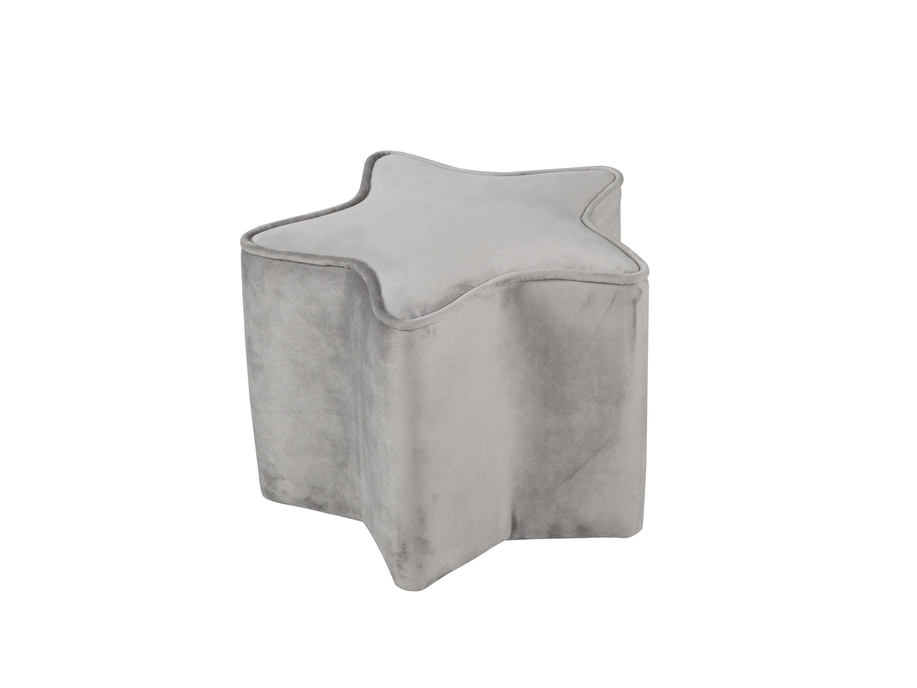 ROBA Kinderhocker (Sternform, Grau)