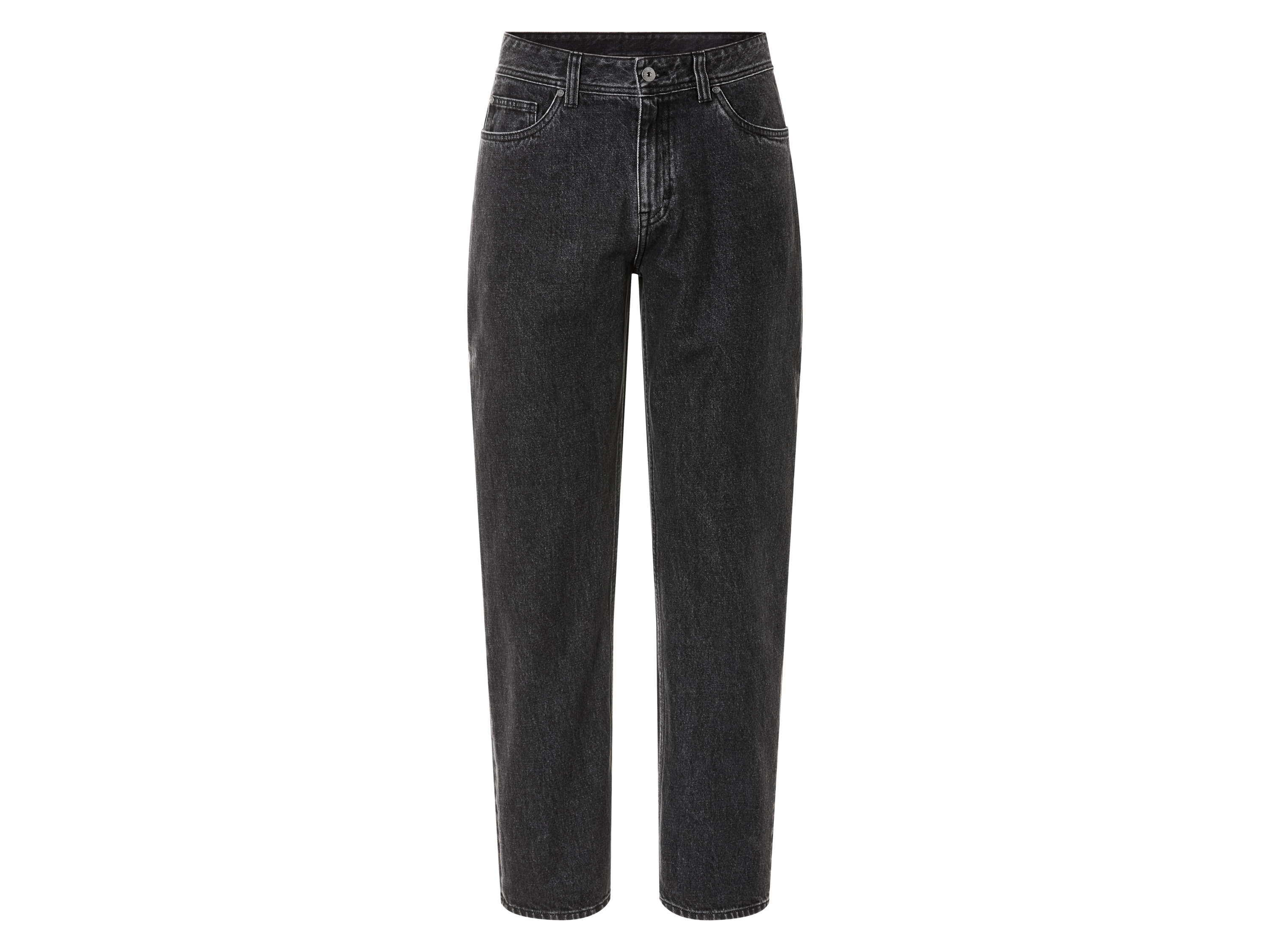 LIVERGY® Herren Jeans (Grau, 54 (38/32))““ | etwas tieferer Sitz Länge: 32 inch Material: Baumwolle Pflegehinweis: waschen bei max. 40 °C nicht bleichen schonende Trocknung im Wäschetrockner bei max. 60 °C bügeln bis 150 °C Stufe 2. Dampfbügeleisen kann verwendet werden nicht trockenreinigen Größe: 48 32/32 – 56 40/32 Meine Lidl-Größe – so einfach gehts Deine Größe findest du in der Lidl-Größentabelle . Oeko-Tex® Standard 100 Geprüft auf Schadstoffe Zertifizierungsnummer: Hk020 121003 Testex Standard 100 by Oeko-Tex® ist die weltweit bekannteste, unabhängige Zertifizierung schadstoffgeprüfter Textil- und Lederprodukte aller Art – vom Garn und den Stoffen bis hin zum gebrauchsfertigen Artikel. Das Label bestätigt