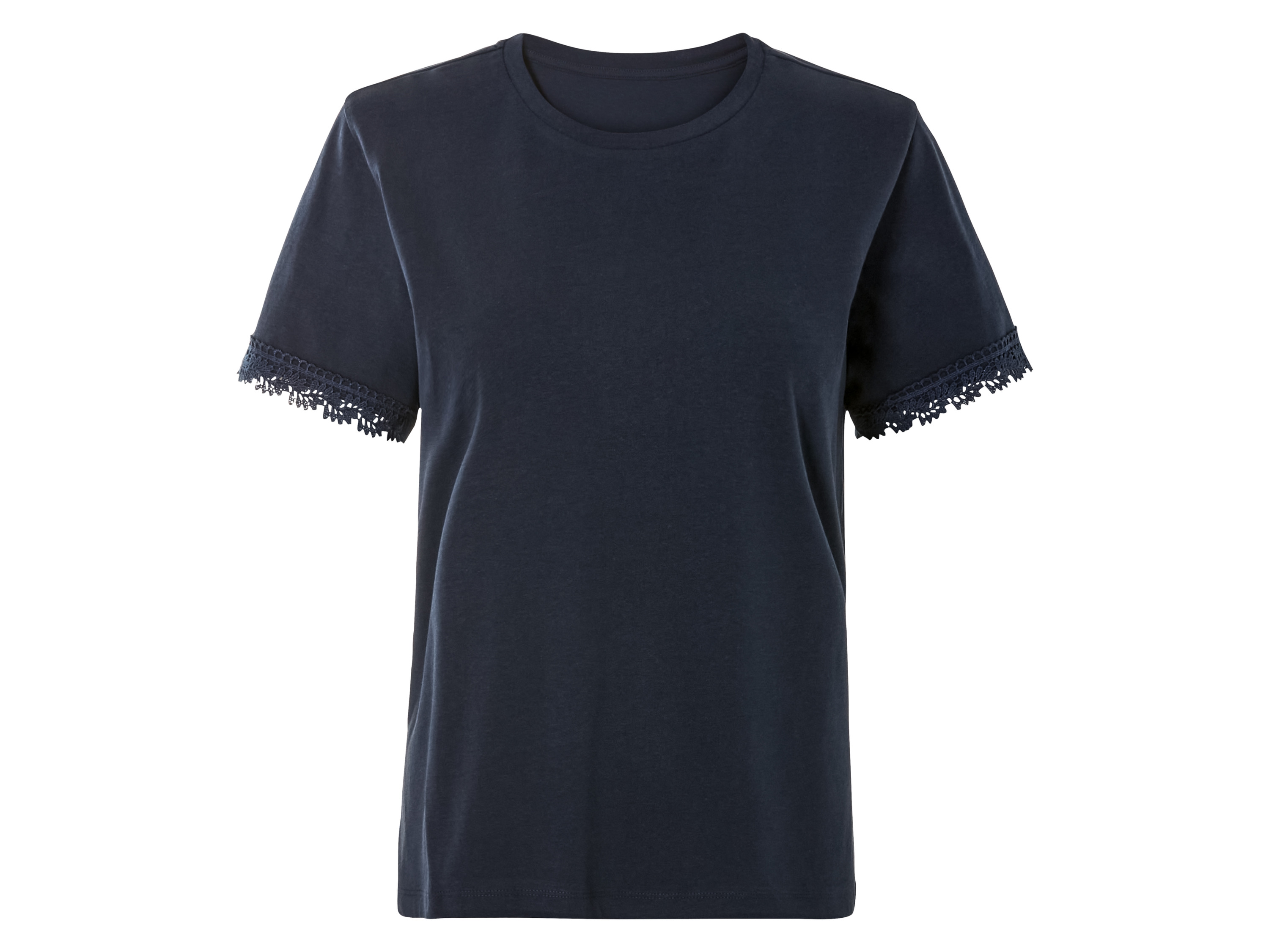 esmara® Damen T-Shirt (Navy, S(36/38))““ | dass ein Textil- oder Lederprodukt auf mehr als 300 Schadstoffe geprüft wurde. Grüner Knopf Für eine umweltfreundlichere Produktion Der Grüne Knopf ist ein staatliches Siegel für nachhaltige Textilien. Sozial. Ökologisch. Staatlich. Unabhängig zertifiziert. Er stellt verbindliche Anf““