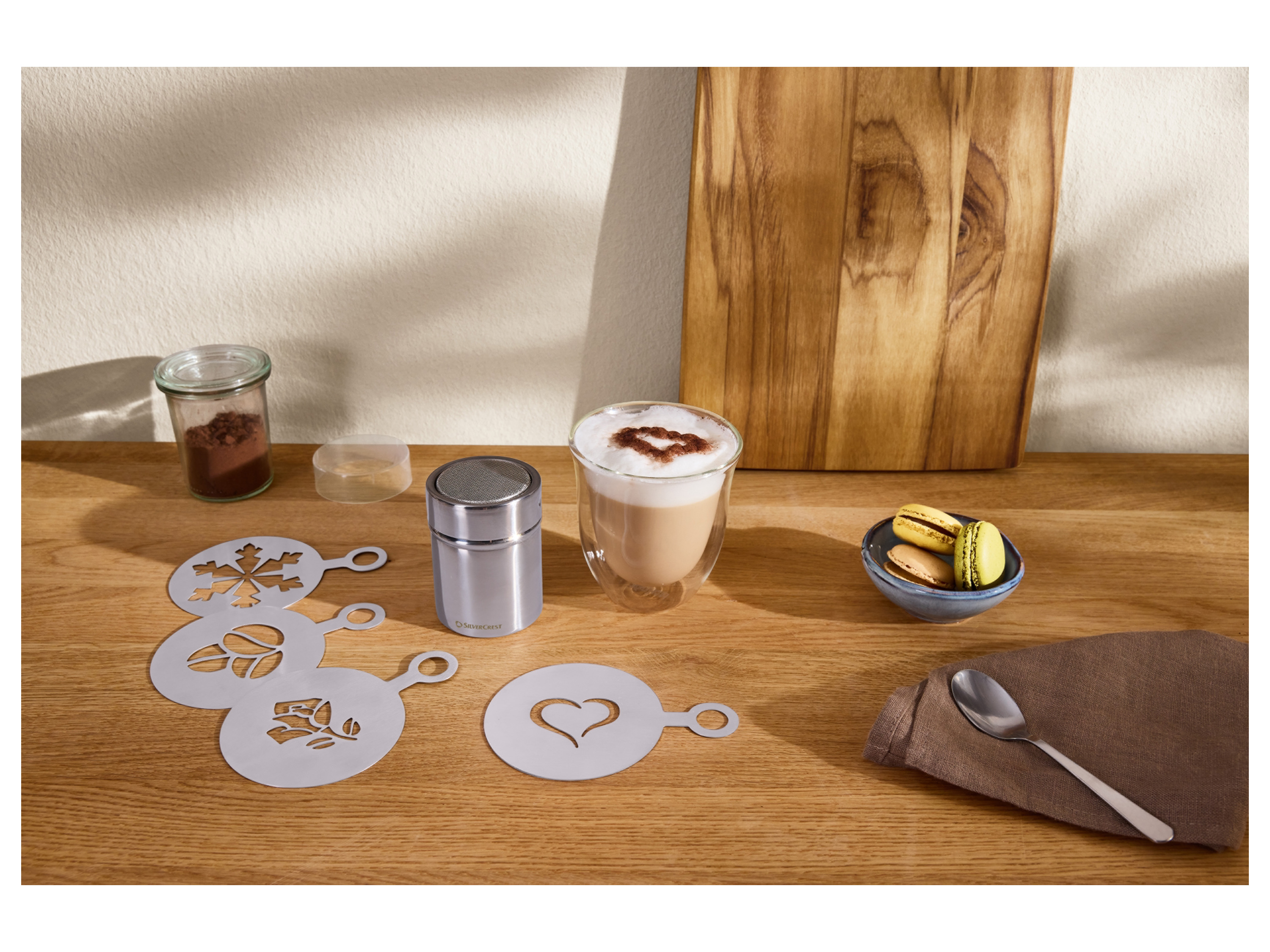 Thumbnail - SILVERCREST® Kaffeezubehör (Kakaostreuer mit Motiven)