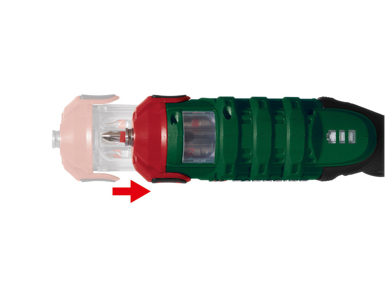 PARKSIDE® Akku-Wechselbitschrauber inkl. 2.2«, »Rapidfire V 4 Bitset