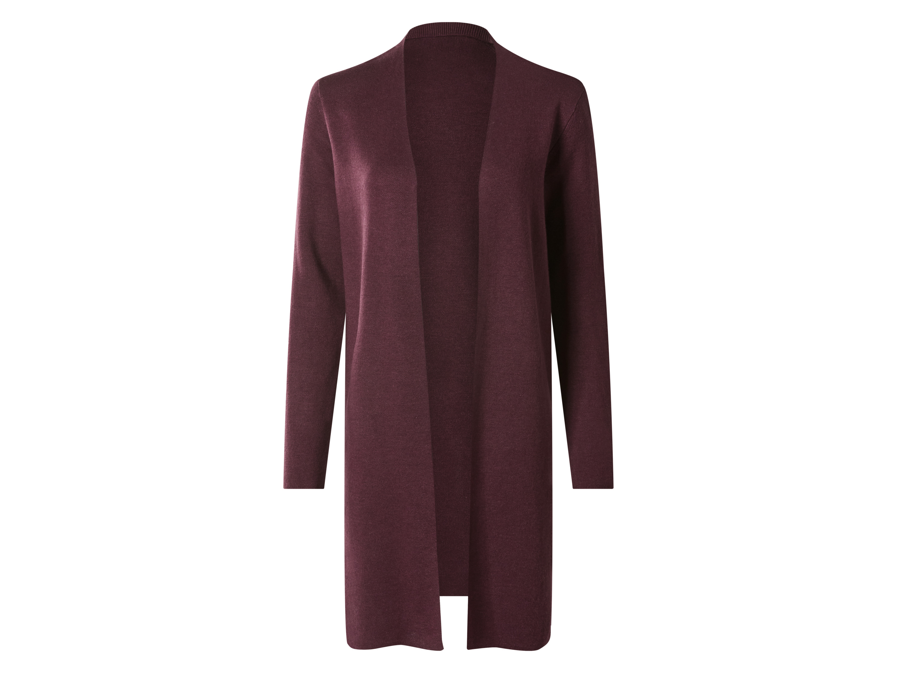 ESMARA® Damen Feinstrick-Cardigan (bordeaux, S(36/38))""