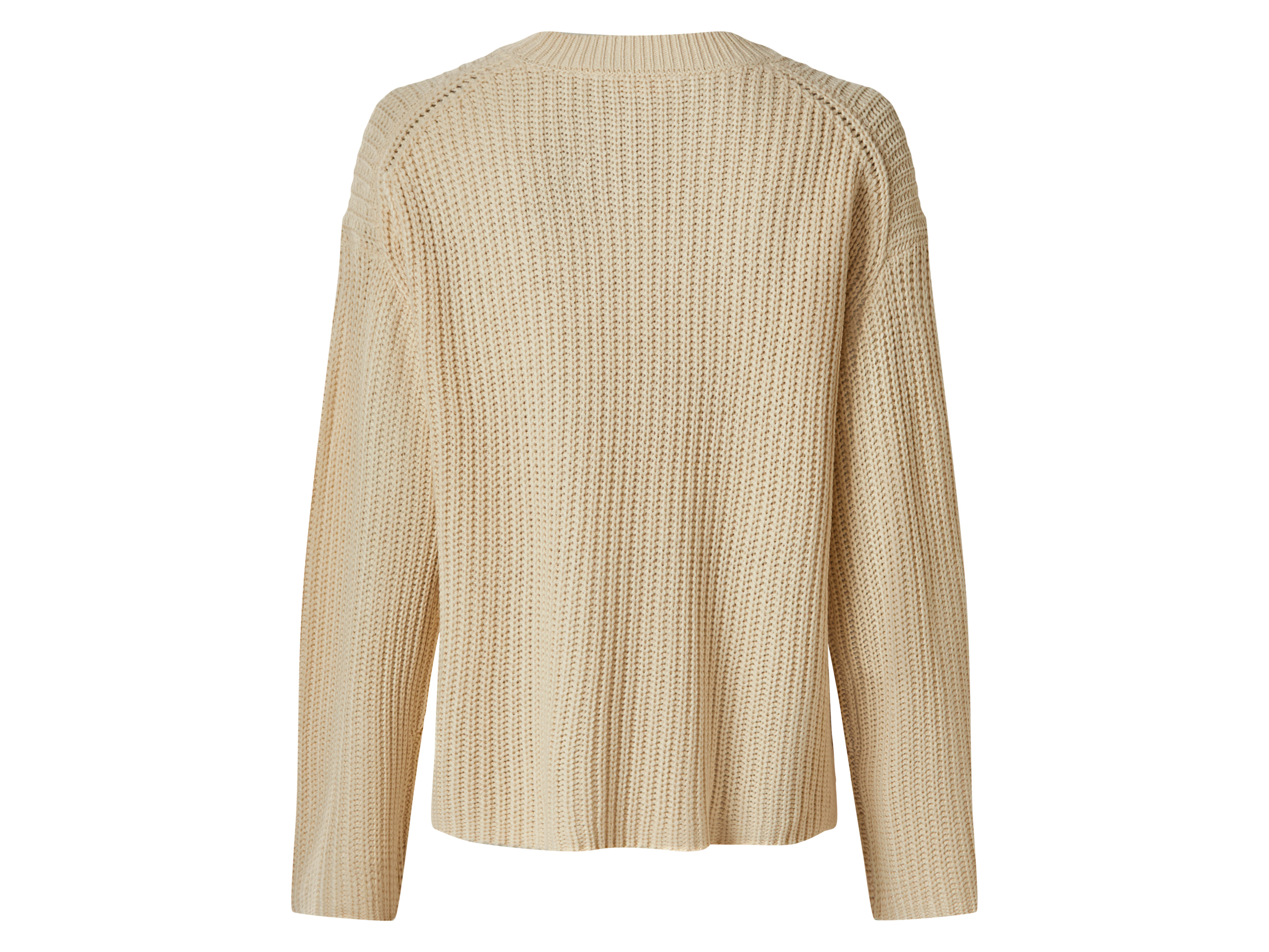 Thumbnail - esmara® Damen Pullover Strukturstrick (Beige, L(44/46))