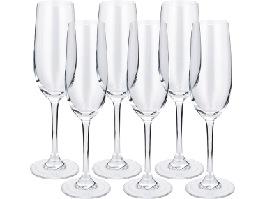 SILVERCREST® Sektgläser, 6 Stück