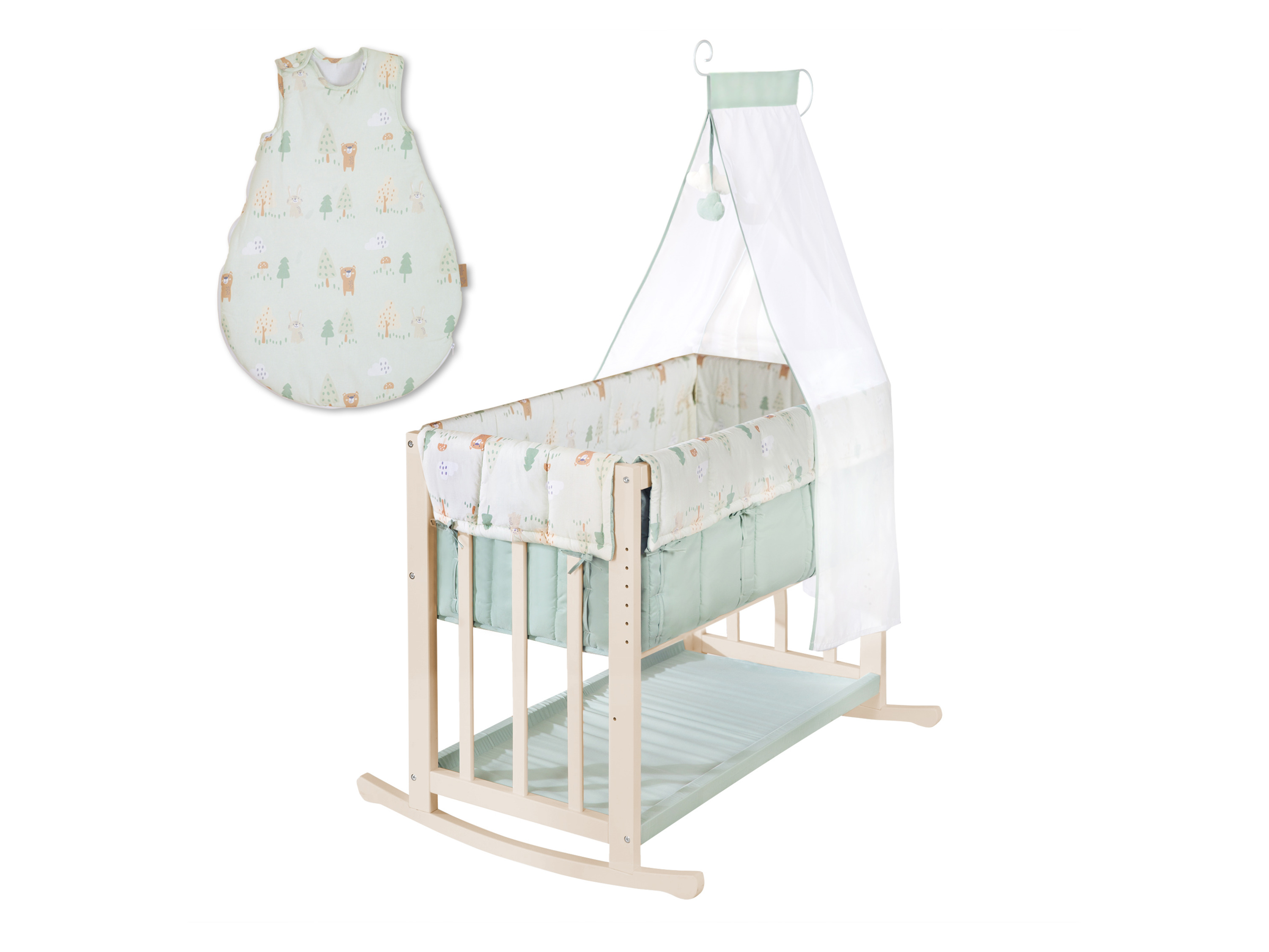 roba Stubenbett 4 in 1 mit Schlafsack (Woodland Buddies) | 04005317347356