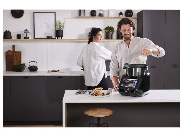 Gehe zu Vollbildansicht: SILVERCREST® Monsieur Cuisine Smart BLACK EDITION »SKMS 1200 B1«, 1200 W - Bild 3