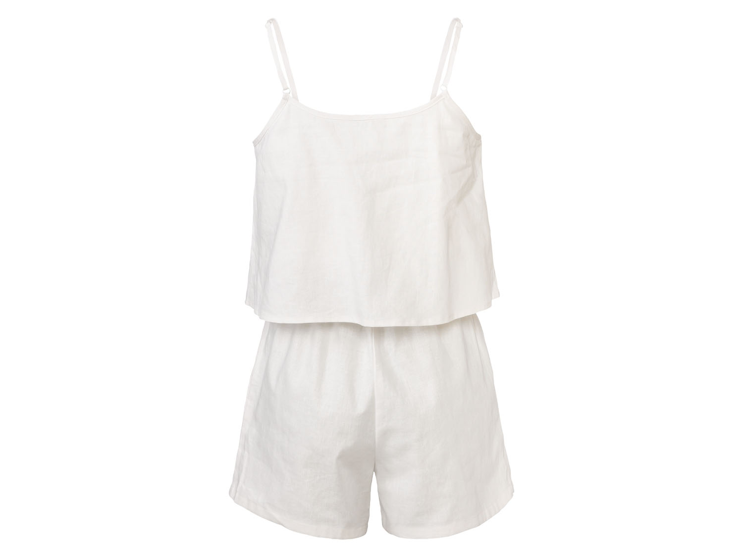 Thumbnail - esmara® Damen Jumpsuit Leinen (offwhite, 38)