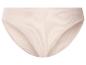 Beiger Damen-Slip aus geripptem Material