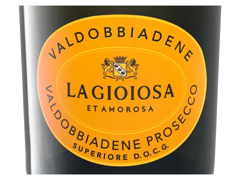 Lagioiosa et Amorosa Valdobbiadene Prosecco D.O.C.G. Weinflasche.