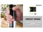 Stabmixer mit Smart Speed Funktion zur stufenlosen Geschwindigkeitsregelung.