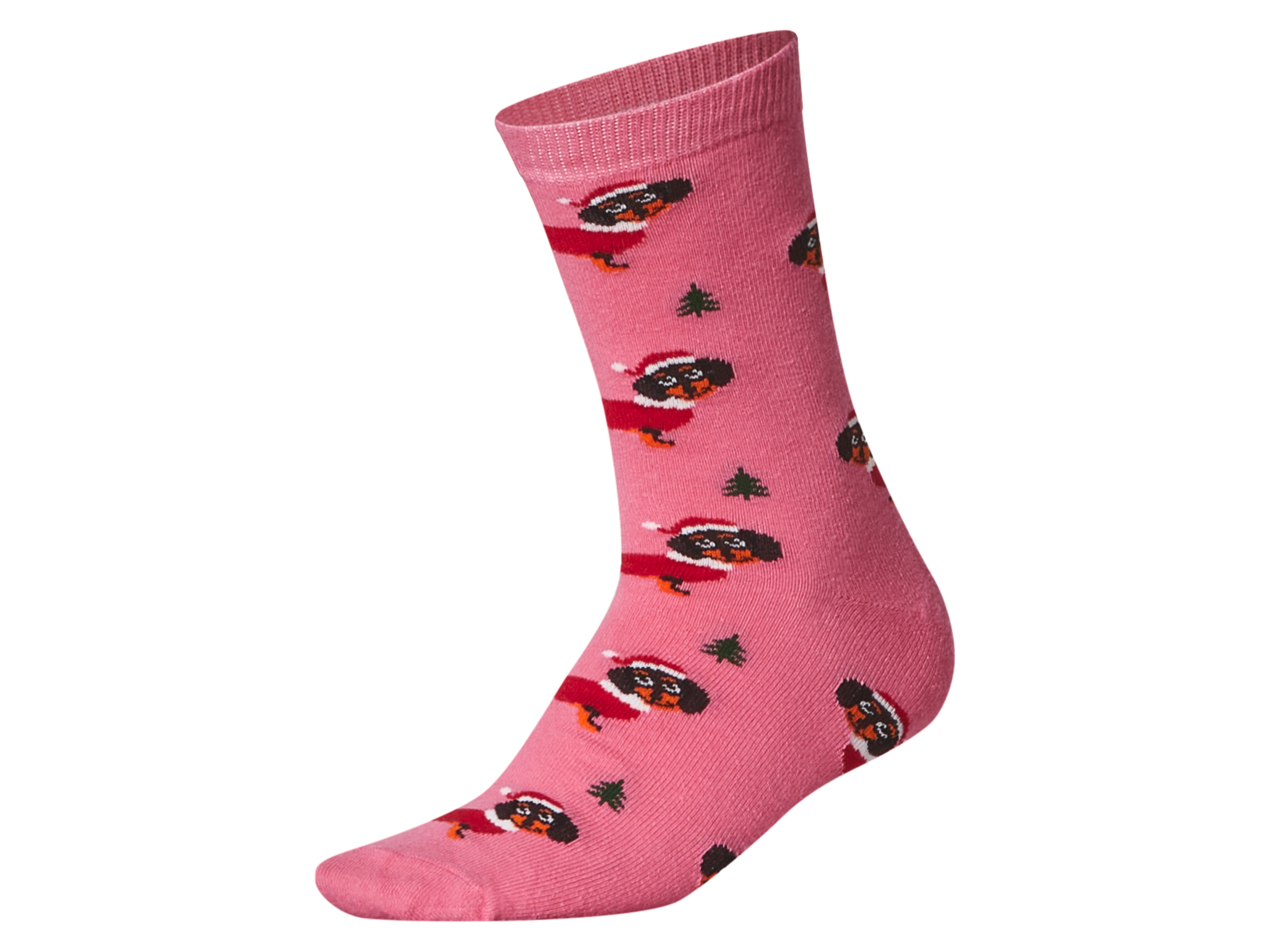 Thumbnail - esmara® Damen Socken Lurex (pink/weiß/rot, 35-38)
