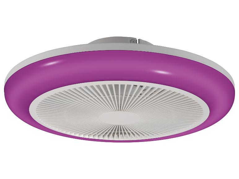 LED-Deckenleuchte mit Ventilator