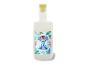 Piña Colada Cocktailflasche mit tropischem Etikett.