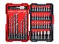 Bohrer- und Bit-Set in roter und schwarzer Box, mit HSS-Bohrern und Torx-Bits.