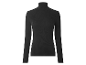 ESMARA® Damen Rollkragenshirt in Schwarz.