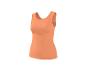 Damen-Rippstrick-Tanktop in Pfirsichfarbe