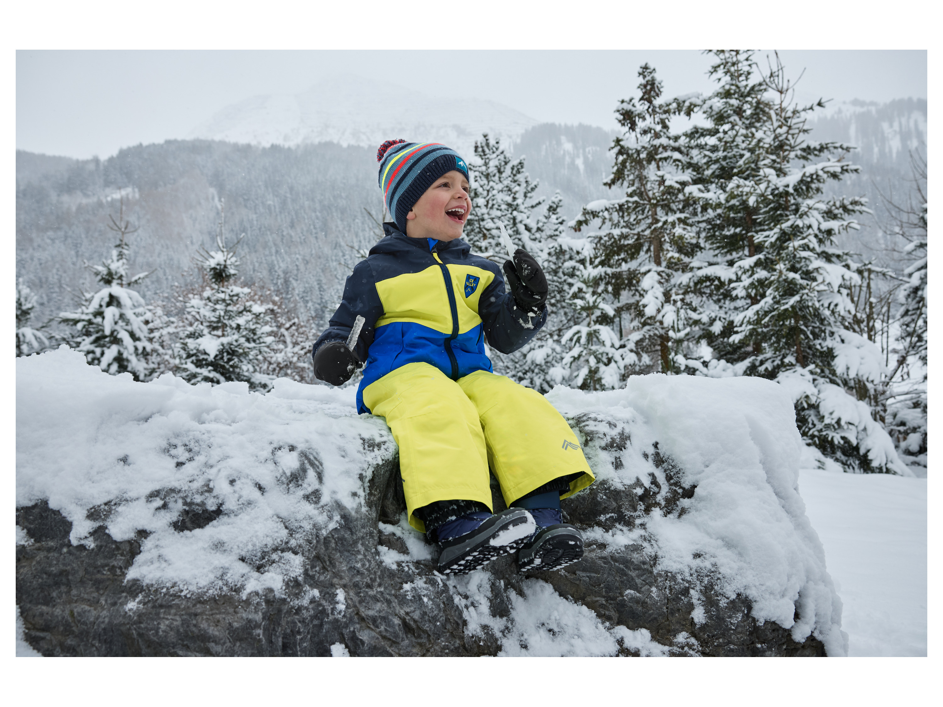 LUPILU® Kinder Schneestiefel (Lime, 27) – Bild 4 von 4