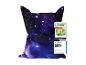 Ein großer XL Sitzsack mit Galaxie-Muster von Lumaland.