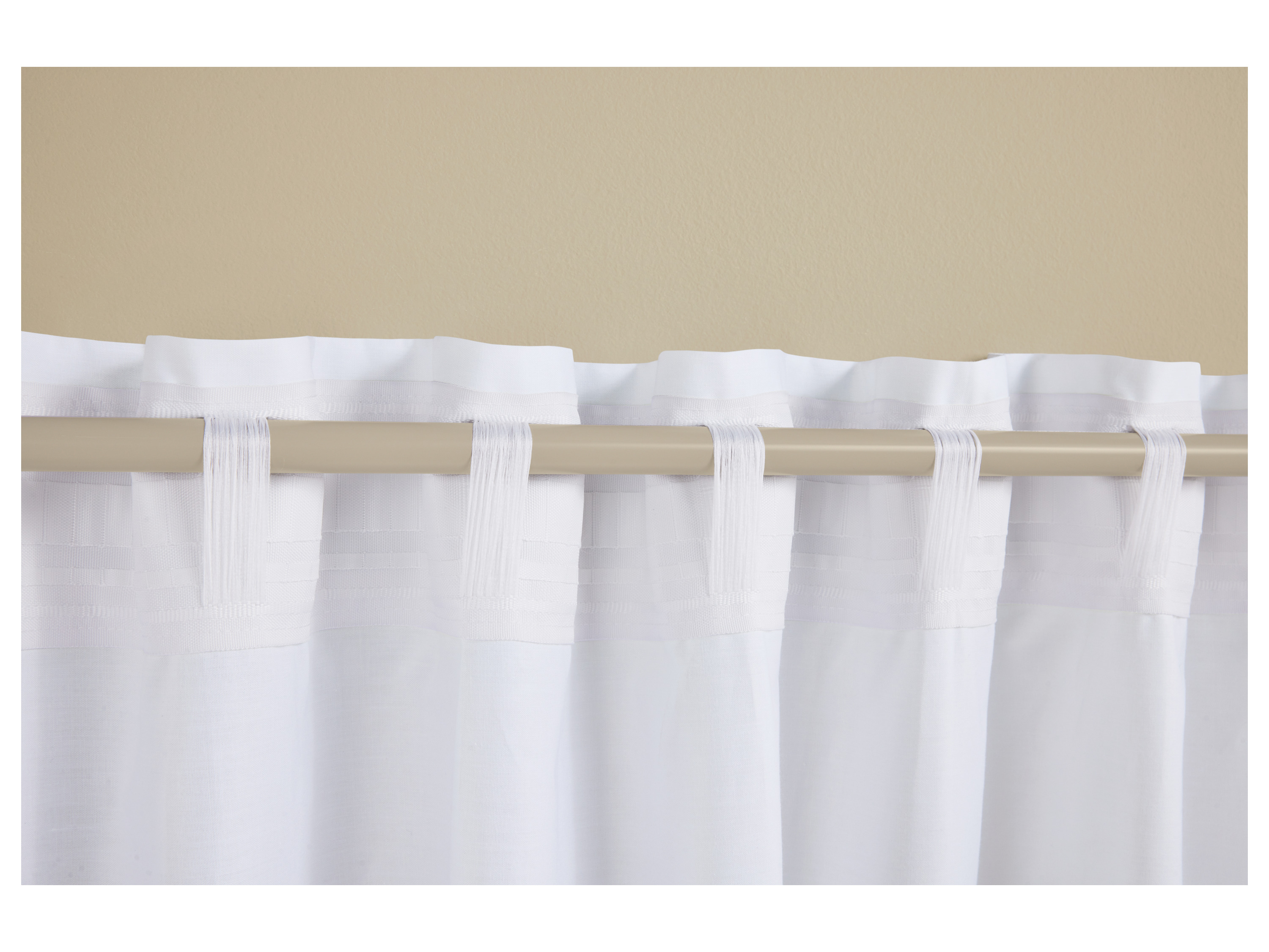 Thumbnail - LIVARNO® Vorhangschal-Set, 2-teilig (Weiß)