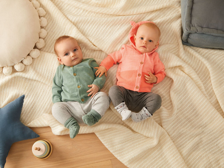Gehe zu Vollbildansicht: lupilu Baby Mädchen Strickjacke, aus reiner Bio-Baumwolle - Bild 8