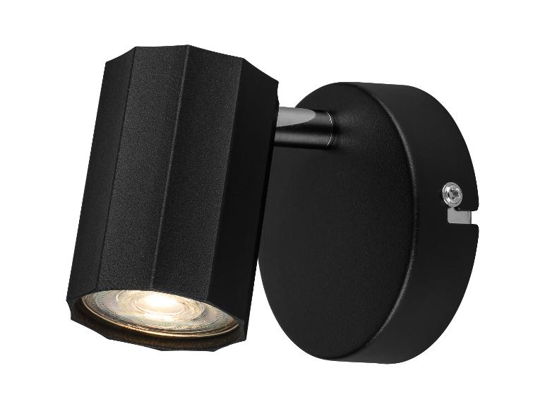 Moderne schwarze Wandleuchte.