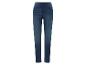 Dunkelblaue Jeansleggings für Damen.