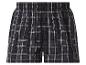 Herren-Boxershorts im schwarz-weißen Karomuster mit Gummibund