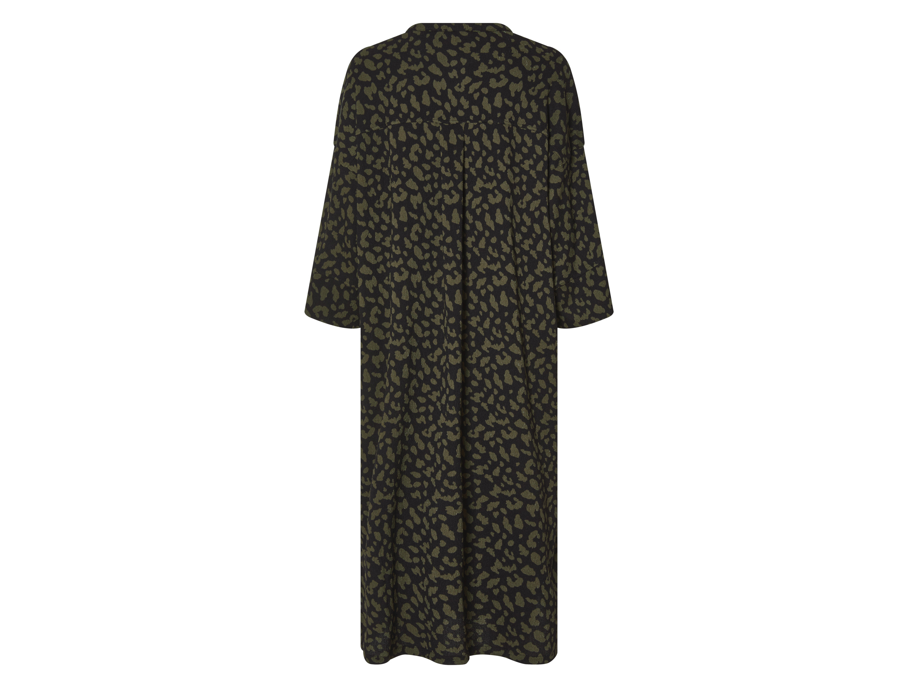 Thumbnail - esmara® Damen Kleid, mit Crêpe-Struktur (grün/gemustert, 3XL(56/58))