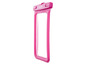 Eine rosa wasserdichte Stark-Hülle für ein Telefon.