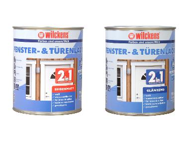 Wilckens Fenster- & Türenlack 2in1, 750 ml, weiß