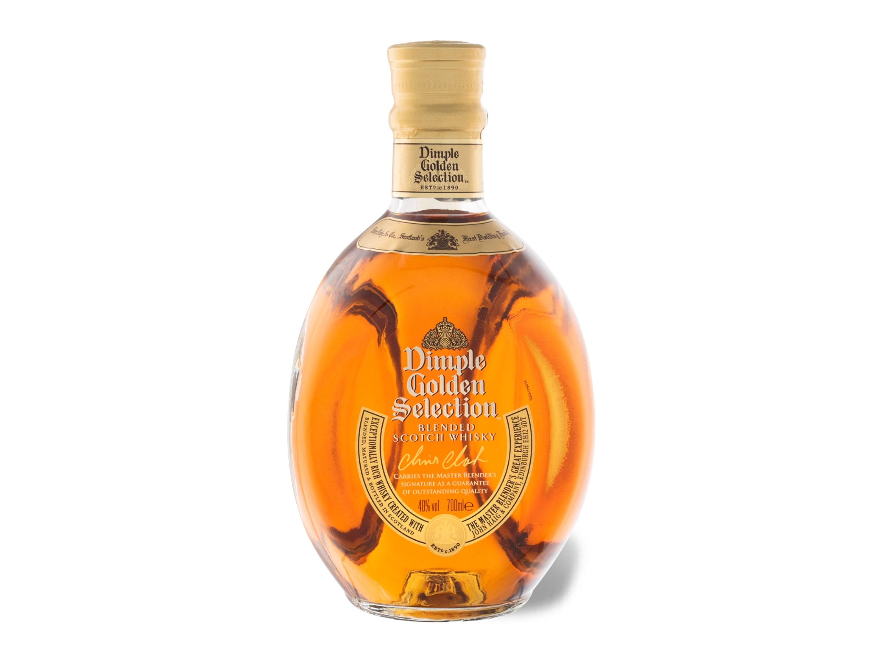 Dimple Golden Selection Blended Scotch Whisky 40% Vol | 05000281037462