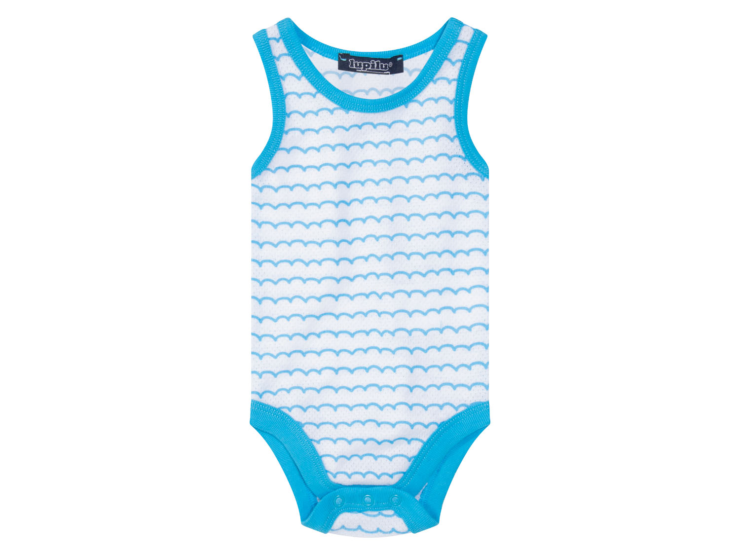 Thumbnail - lupilu® Baby Bodies (weiß/blau, 50/56)