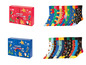 Zwei Adventskalender mit 48 Paar Fun Socks: Weihnachts- und Essensthema.