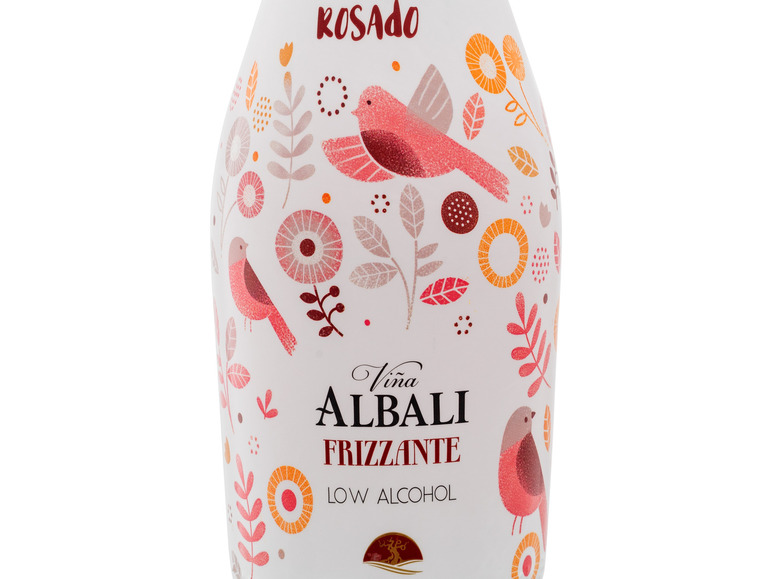 Gehe zu Vollbildansicht: Vina Albali Rosado Frizzante Low Alcohol, teilweise fermentierter Traubenmost - Bild 2