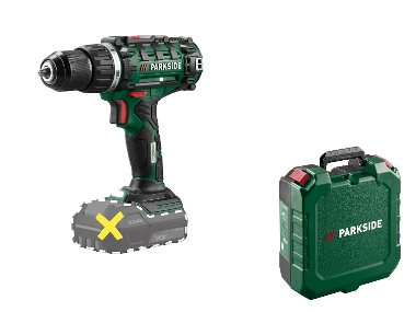 PARKSIDE® 20 V Akku-Bohrschrauber »PABS 20-Li I9« ohne Akku – ohne Ladegerät