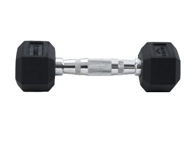 CRIVIT Hexagon-Kurzhantel, 2,5 kg
