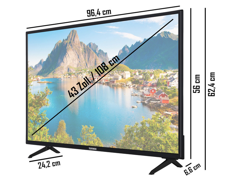 Gehe zu Vollbildansicht: TELEFUNKEN Fernseher »XHN550M« 4K UHD Smart TV - Bild 4