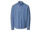 Herren Langarmhemd in Blau