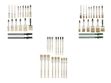 PARKSIDE® Pinsel-Set, 17-teilig
