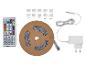 LED-Streifen-Set mit Fernbedienung und Zubehör.