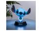 Leuchtfigur Stitch von Disney auf einem schwarzen Sockel.