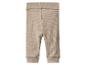 Gerippte beige Babyhose