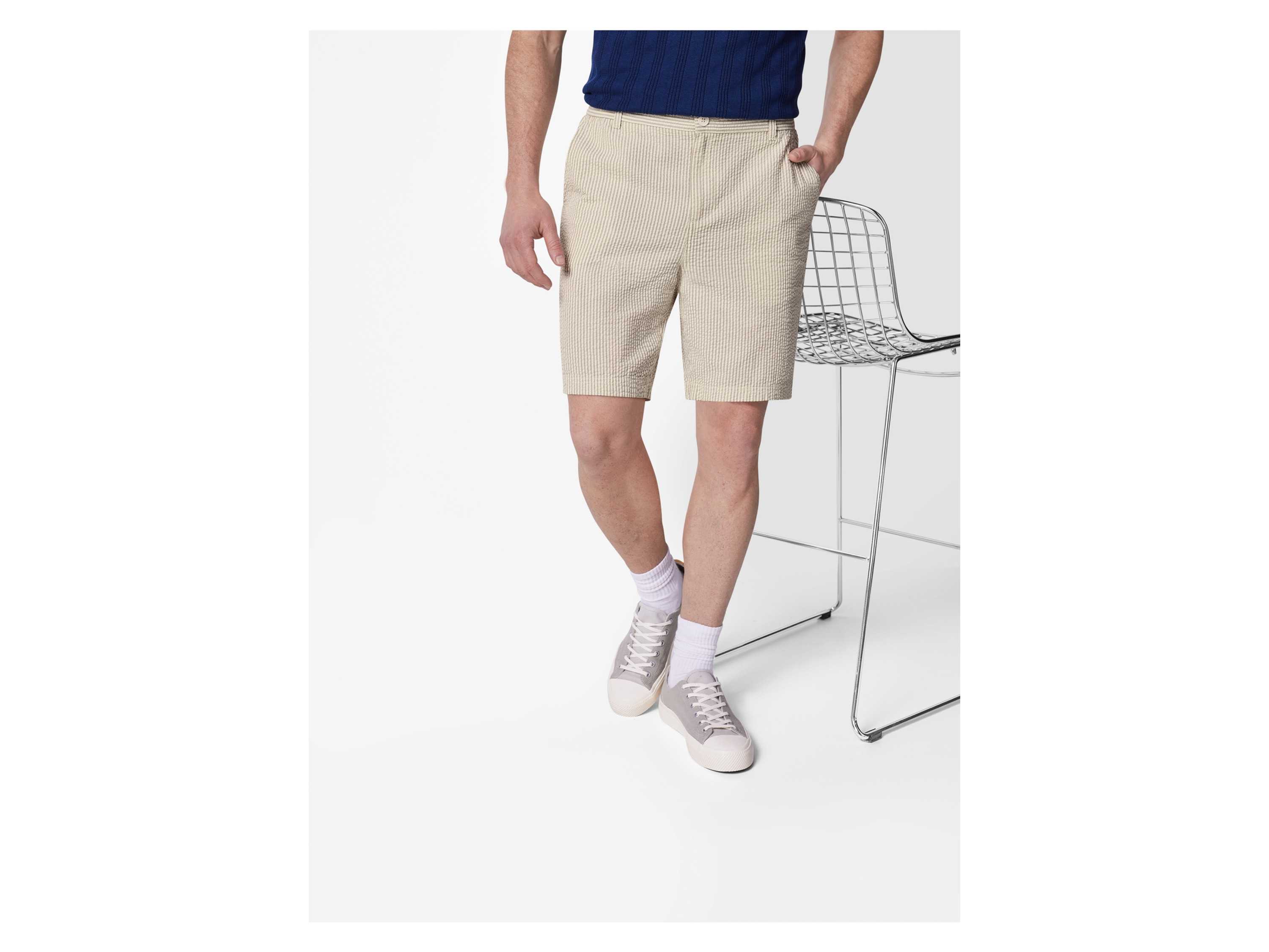 ESMARA MEN Herren Shorts (Streifen, M (48/50)) – Bild 2 von 3