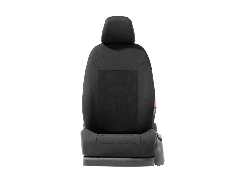 Schwarzer Autositz auf weißem Hintergrund