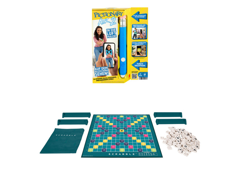 Gehe zu Vollbildansicht: MATTEL Scrabble / Pictionary Air 2 - Bild 1