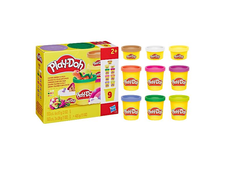 Play-Doh Colorful Garden 9er-Pack Knete in verschiedenen Farben.