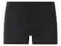 Einfache schwarze Boxershorts.