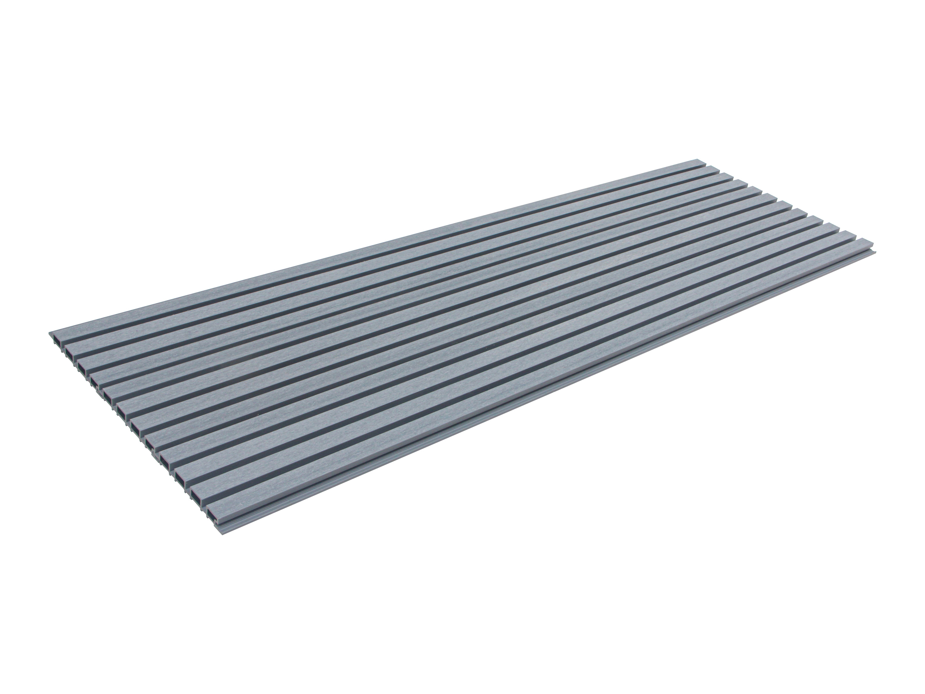 HOME DELUXE WPC Fassadenverkleidung DUVAR (10m², Hellgrau)
